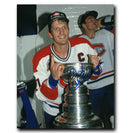 Guy Carbonneau Montreal Canadiens Autographed Stanley Cup Locker 8x10 Photo CoJo Sport Collectables
