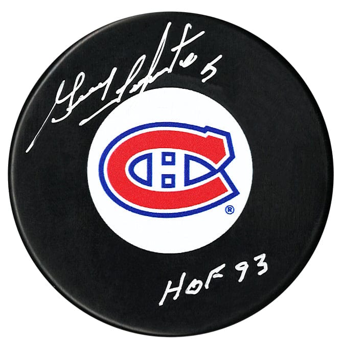 Guy Lapointe Autographed Montreal Canadiens HOF Puck CoJo Sport Collectables Inc.