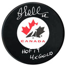 Hayley Wickenheiser Autographed Team Canada HOF and 4x Goal Dual Inscribed Puck CoJo Sport Collectables Inc.