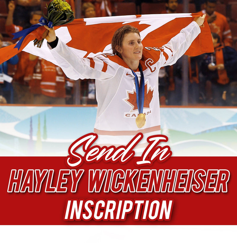 (Send-In) Hayley Wickenheiser Inscription Ticket CoJo Sport Collectables Inc.