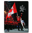 Hayley Wickenheiser Team Canada Autographed Olympic Ceremony 8x10 Photo CoJo Sport Collectables