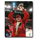Hayley Wickenheiser Team Canada Autographed Trophy 8x10 Photo CoJo Sport Collectables