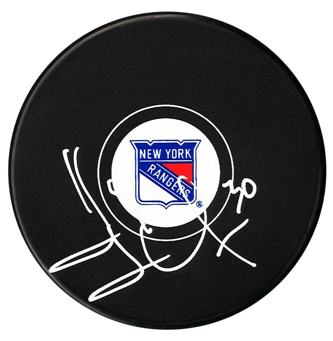 Henrik Lundqvist Autographed New York Rangers Puck CoJo Sport Collectables Inc.
