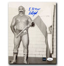 Iron Sheik Autographed Flag 8x10 Photo CoJo Sport Collectables Inc.