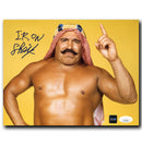 Iron Sheik Autographed Pose 8x10 Photo CoJo Sport Collectables Inc.