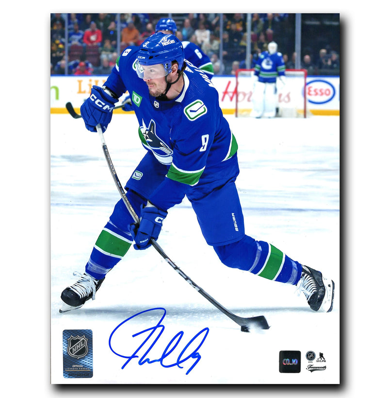 J.T. Miller Vancouver Canucks Autographed Shooting 8x10 Photo CoJo Sport Collectables Inc.