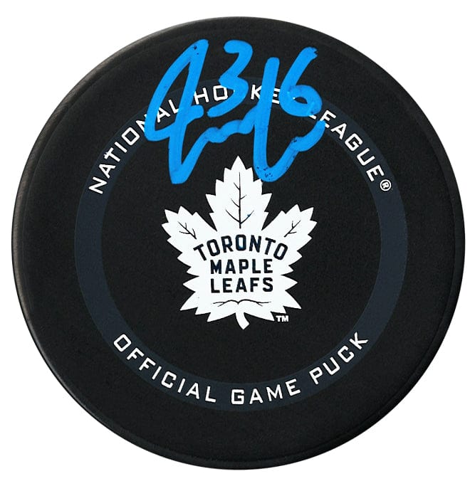 Jack Campbell Autographed Toronto Maple Leafs Official Puck CoJo Sport Collectables Inc.