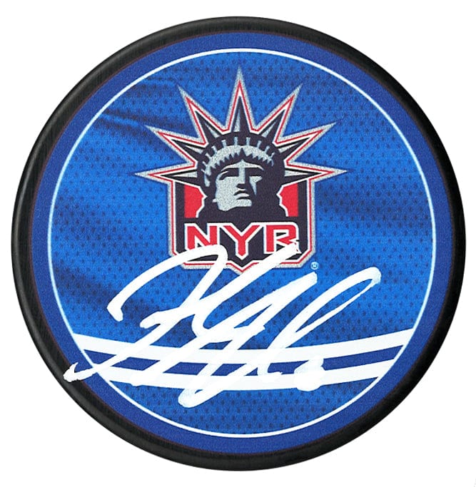 Jacob Trouba Autographed New York Rangers Reverse Retro 2.0 Puck CoJo Sport Collectables Inc.