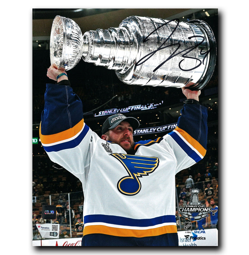 Jake Allen St. Louis Blues Autographed 2019 Stanley Cup Champions 8x10 Photo CoJo Sport Collectables Inc.