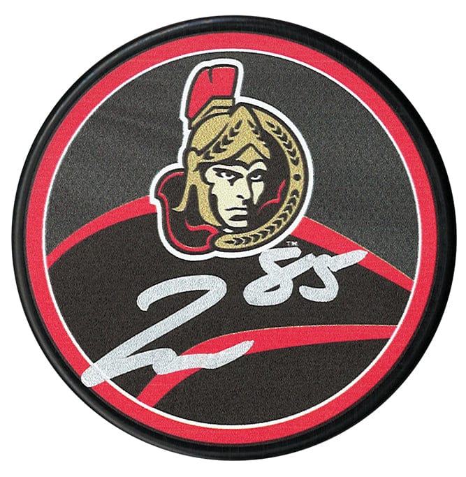 Jake Sanderson Autographed Ottawa Senators Reverse Retro 2.0 Puck CoJo Sport Collectables Inc.