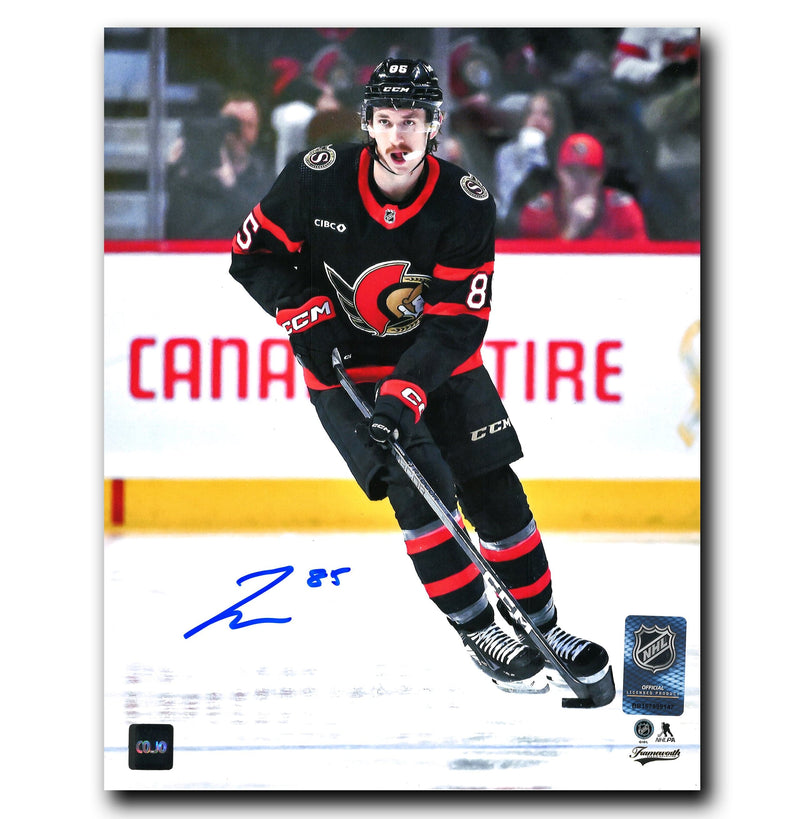 Jake Sanderson Ottawa Senators Autographed 8x10 Photo CoJo Sport Collectables Inc.