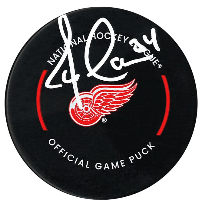 Jamie Macoun Autographed Detroit Red Wings Official Puck CoJo Sport Collectables Inc.