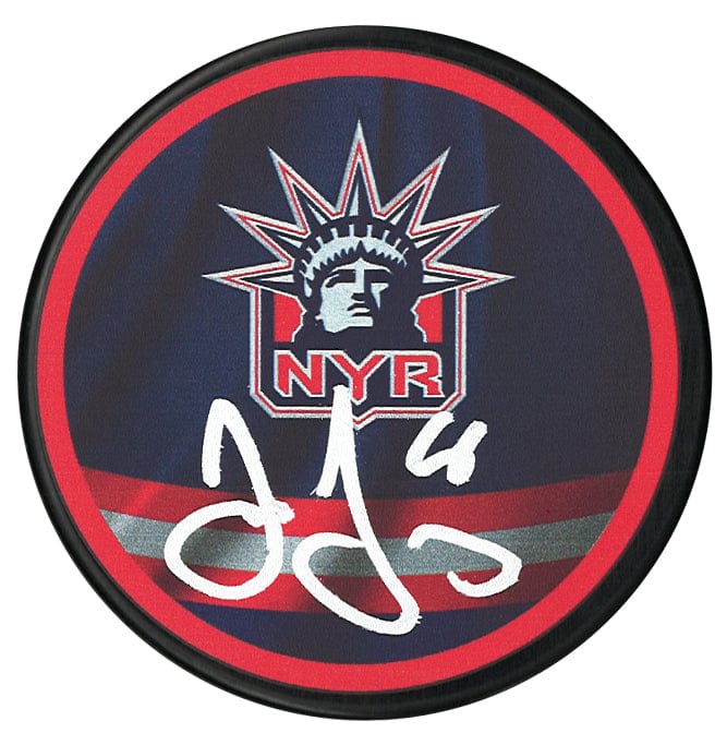 Jaromir Jagr Autographed New York Rangers Reverse Retro Puck CoJo Sport Collectables Inc.