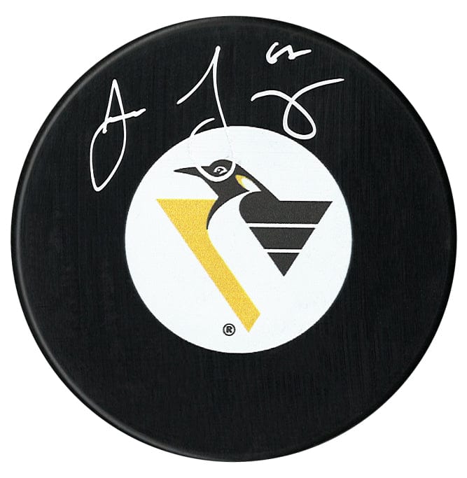 Jaromir Jagr Autographed Pittsburgh Penguins Retro Logo Puck CoJo Sport Collectables Inc.