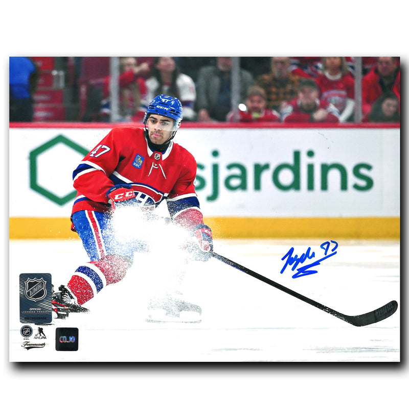 Jayden Struble Montreal Canadiens Autographed Action 8x10 Photo CoJo Sport Collectables Inc.