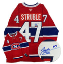 Jayden Struble Montreal Canadiens Autographed Fanatics Premium Jersey CoJo Sport Collectables Inc.