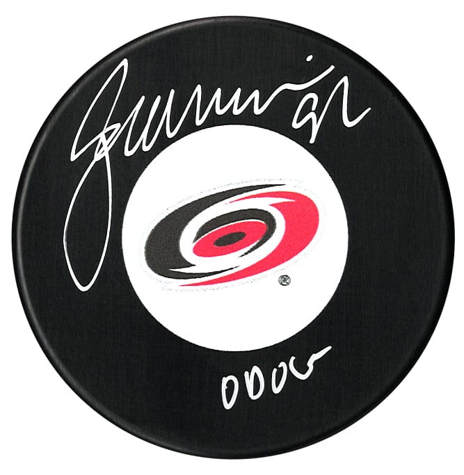 Jeff O'Neill Autographed Carolina Hurricanes O-Dog Inscribed Puck CoJo Sport Collectables Inc.