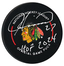 Jeremy Roenick Autographed Chicago Blackhawks HOF Inscribed Official Puck CoJo Sport Collectables Inc.