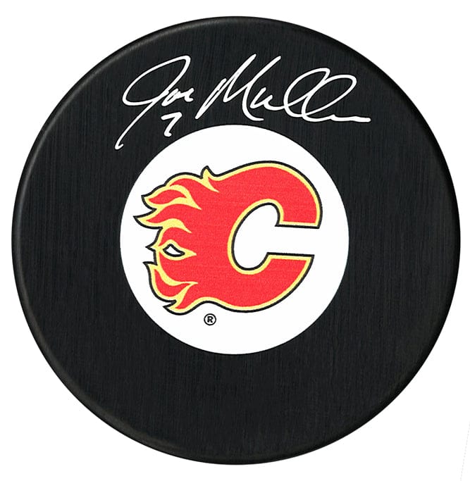 Joe Mullen Autographed Calgary Flames Puck CoJo Sport Collectables Inc.