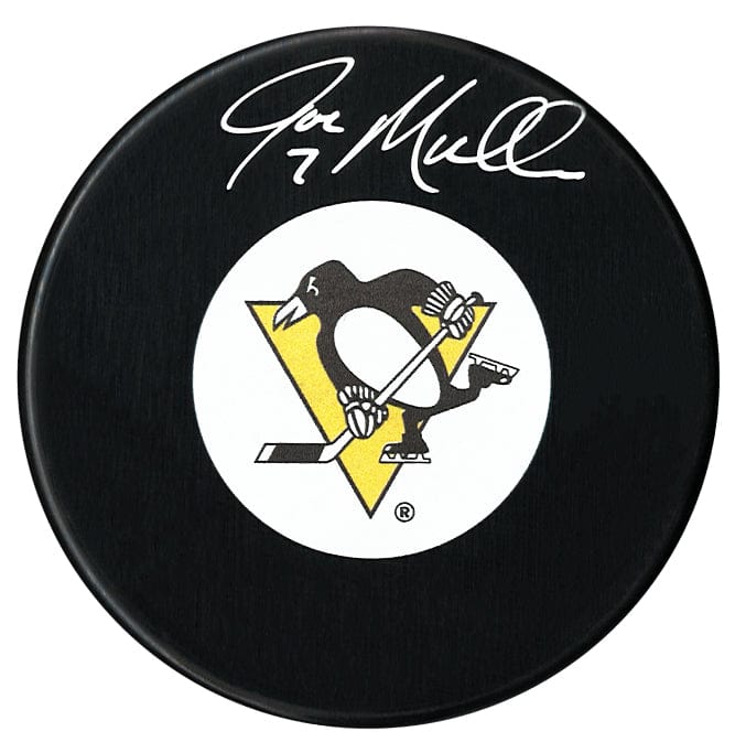 Joe Mullen Autographed Pittsburgh Penguins Puck CoJo Sport Collectables Inc.