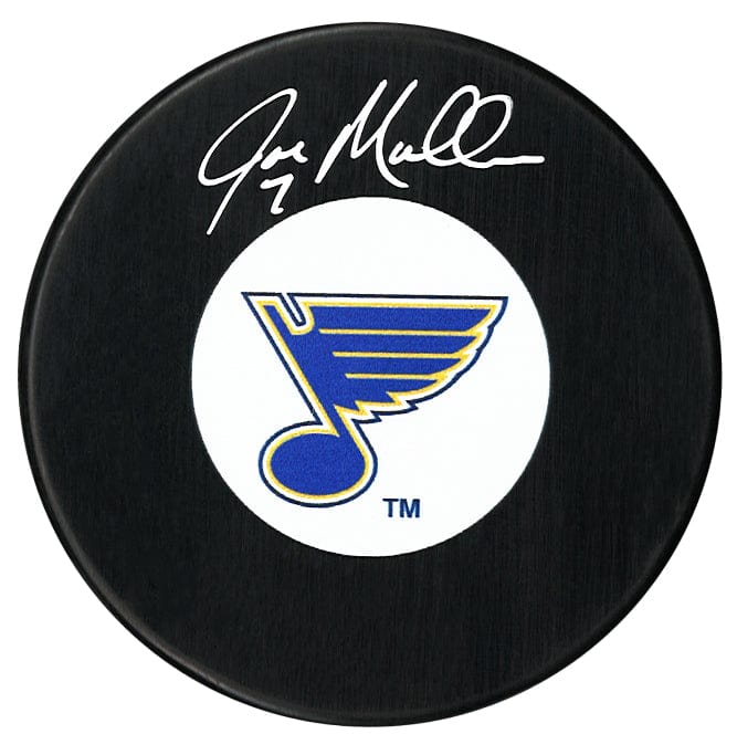 Joe Mullen Autographed St. Louis Blues Puck CoJo Sport Collectables Inc.