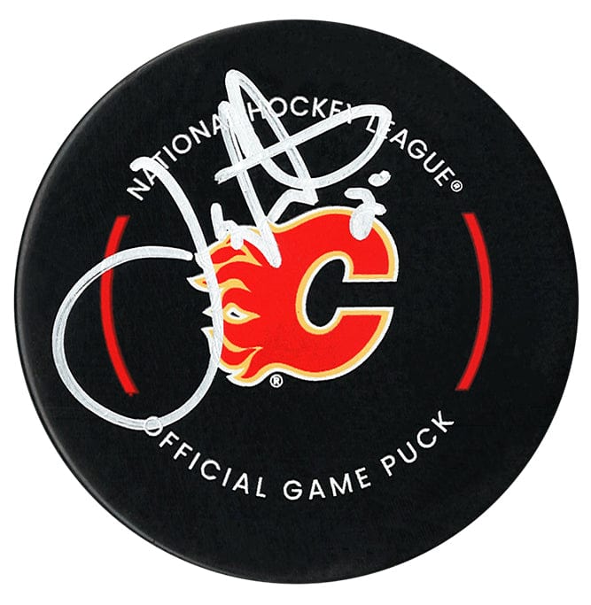 Joe Nieuwendyk Autographed Calgary Flames Official Puck CoJo Sport Collectables Inc.