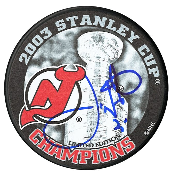 Joe Nieuwendyk Autographed New Jersey Devils 2003 Stanley Cup Champions Puck CoJo Sport Collectables Inc.