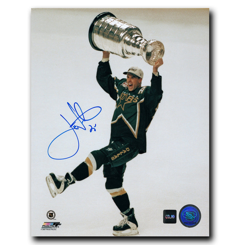 Joe Nieuwendyk Dallas Stars Autographed Stanley Cup 8x10 Photo CoJo Sport Collectables Inc.