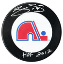 Joe Sakic Autographed Quebec Nordiques HOF Inscribed Puck CoJo Sport Collectables Inc.