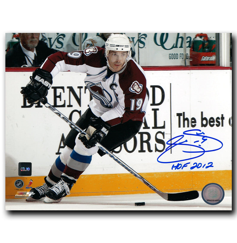 Joe Sakic Colorado Avalanche Autographed Action 8x10 Photo CoJo Sport Collectables Inc.