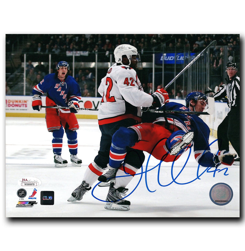 Joel Ward Washington Capitals Autographed Hit 8x10 Photo CoJo Sport Collectables Inc.