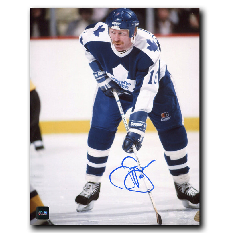 John Anderson Toronto Maple Leafs Autographed Face-Off 8x10 Photo
