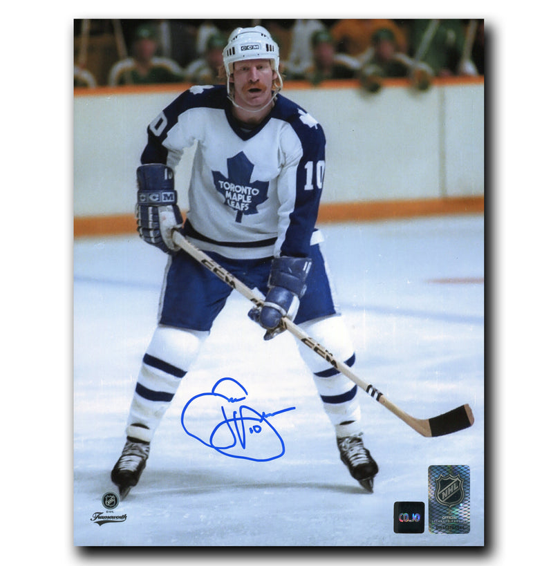 John Anderson Toronto Maple Leafs Autographed Skating 8x10 Photo