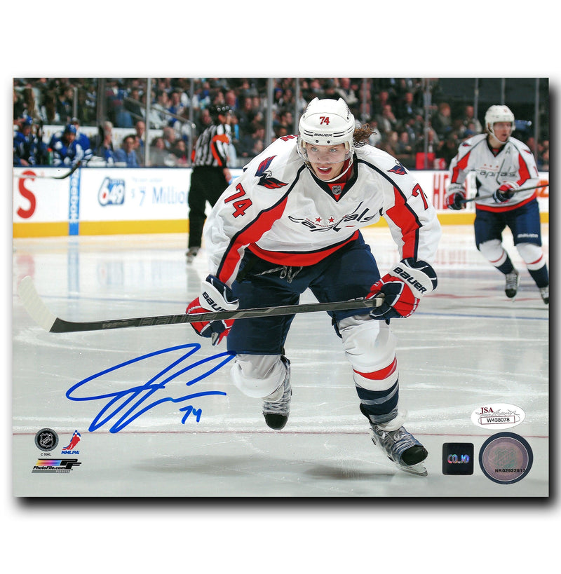 John Carlson Washington Capitals Autographed Skating 8x10 Photo CoJo Sport Collectables Inc.