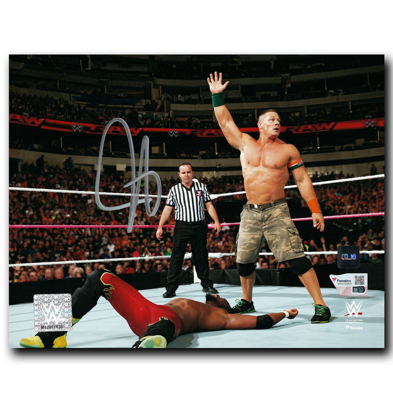 John Cena WWE Autographed Action 8x10 Photo CoJo Sport Collectables Inc.