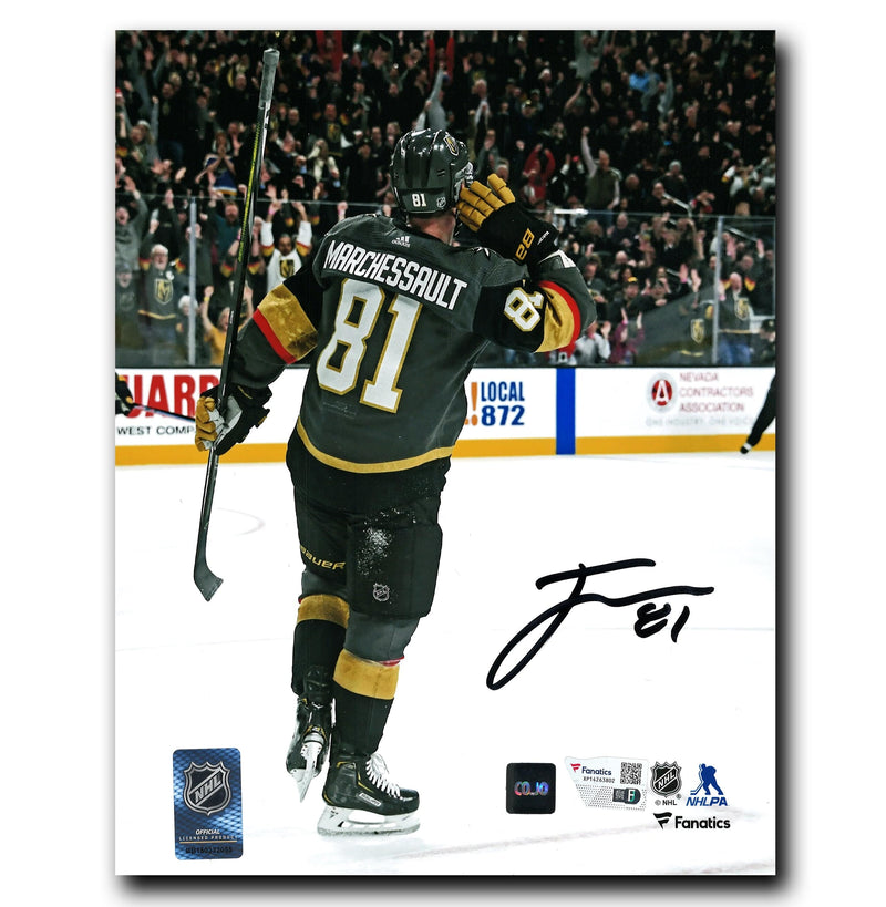 Jonathan Marchessault Vegas Golden Knights Autographed Goal Celebration 8x10 Photo CoJo Sport Collectables Inc.