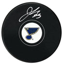 Jordan Kyrou Autographed St. Louis Blues Puck CoJo Sport Collectables Inc.