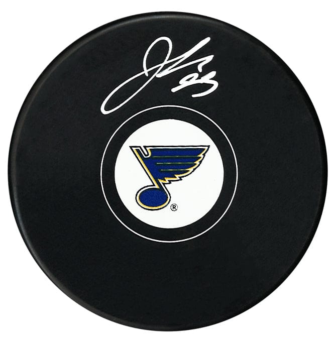 Jordan Kyrou Autographed St. Louis Blues Puck CoJo Sport Collectables Inc.