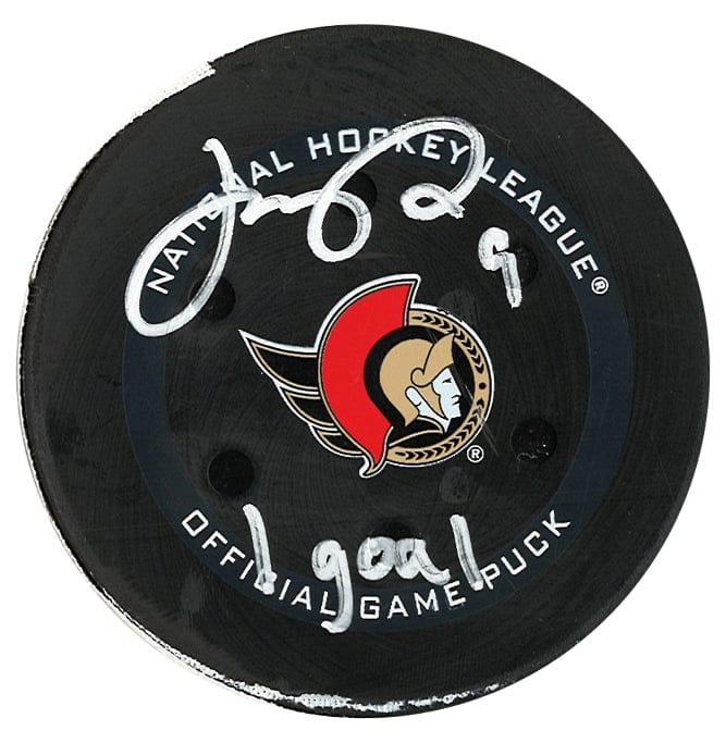 Josh Norris Autographed Ottawa Senators 12/7/21 Game Used Inscribed Puck (Tape Wrapped) CoJo Sport Collectables Inc.