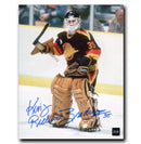 King Richard Brodeur Vancouver Canucks Autographed Crease 8x10 Photo CoJo Sport Collectables Inc.