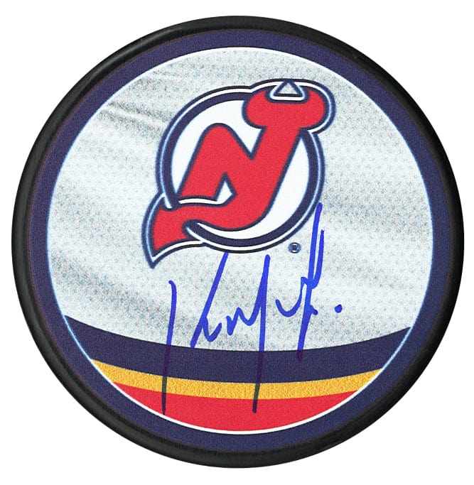 Kirk McLean Autographed New Jersey Devils Reverse Retro 2.0 Puck CoJo Sport Collectables Inc.
