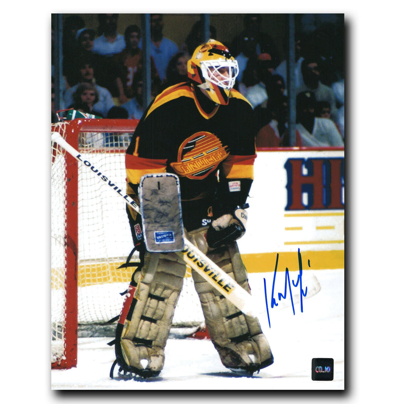 Kirk McLean Vancouver Canucks Autographed Standing 8x10 Photo CoJo Sport Collectables