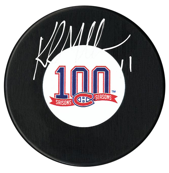 Kirk Muller Autographed Montreal Canadiens Centennial Season Puck CoJo Sport Collectables Inc.