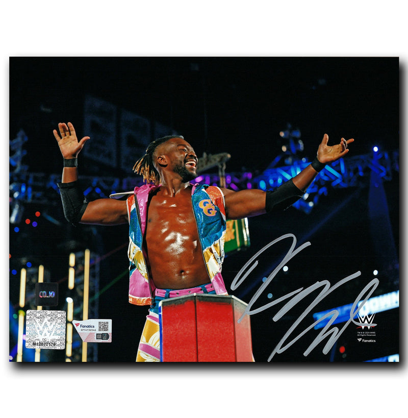 Kofi Kingston WWE Autographed 8x10 Photo CoJo Sport Collectables Inc.