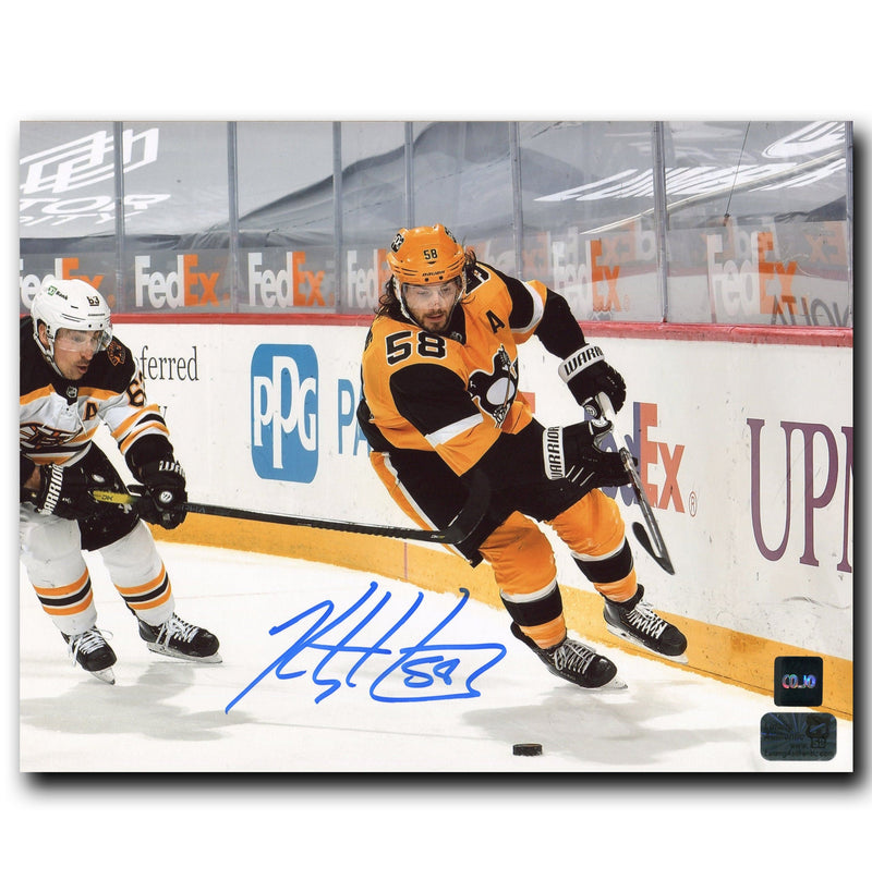 Kris Letang Pittsburgh Penguins Autographed Action 8x10 Photo CoJo Sport Collectables