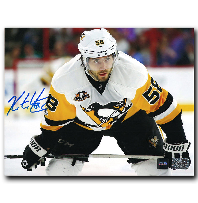 Kris Letang Pittsburgh Penguins Autographed Face-Off 8x10 Photo CoJo Sport Collectables Inc.