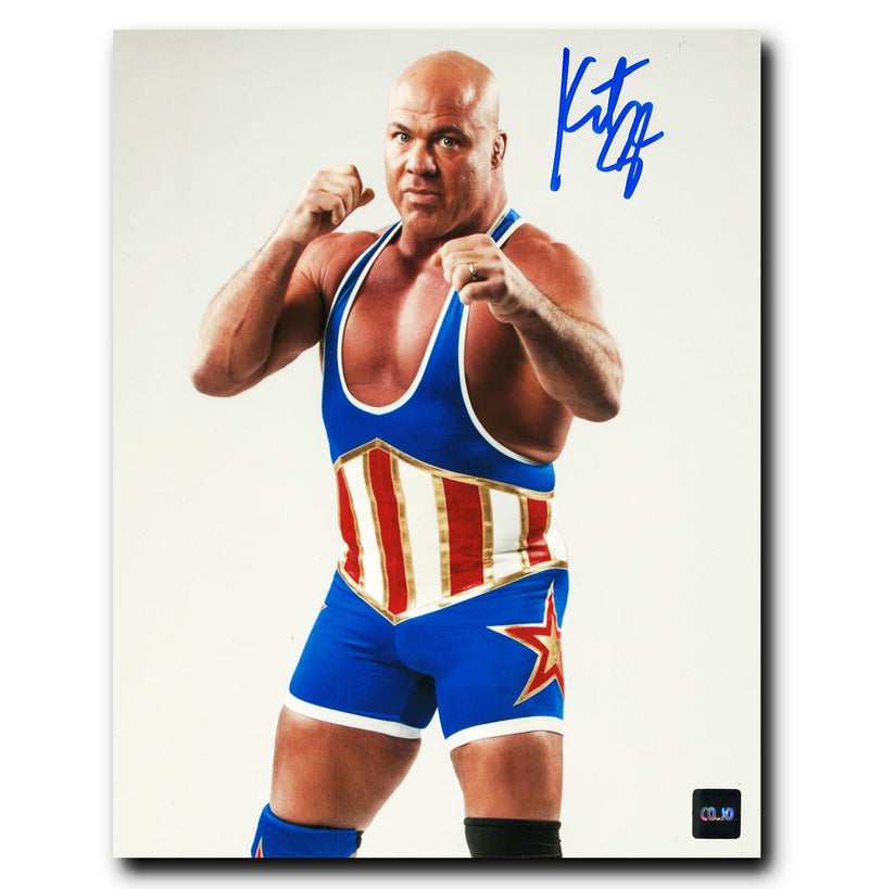 Kurt Angle Autographed Pose 8x10 Photo CoJo Sport Collectables Inc.
