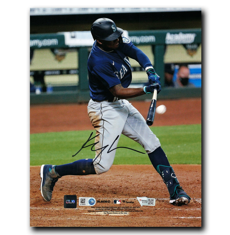 Kyle Lewis Seattle Mariners Autographed Batting 8x10 Photo CoJo Sport Collectables Inc.
