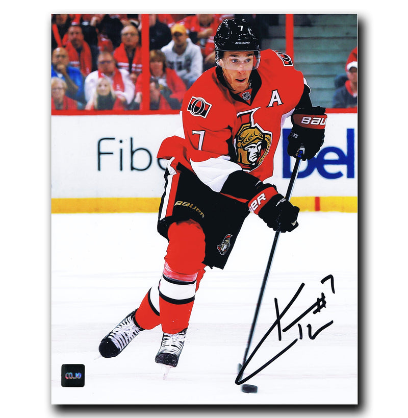Kyle Turris Ottawa Senators Autographed 8x10 Photo (Black) CoJo Sport Collectables