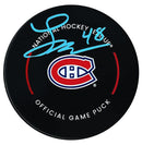 Lane Hutson Autographed Montreal Canadiens Official Puck CoJo Sport Collectables Inc.